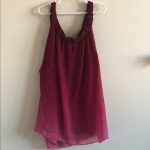 pink ombré tank top